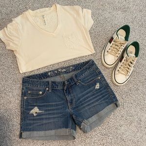 Express Denim Shorts